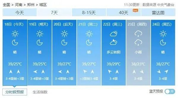郑州未来一周天气预报(下载郑州天气预报) 郑州未来一周天气预报(下载郑州天气预报)