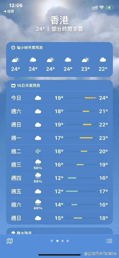 香港天气预报10天（香港十天天气预报）