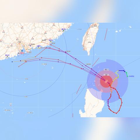 最近台风消息最新台风（实时台风路径地图）